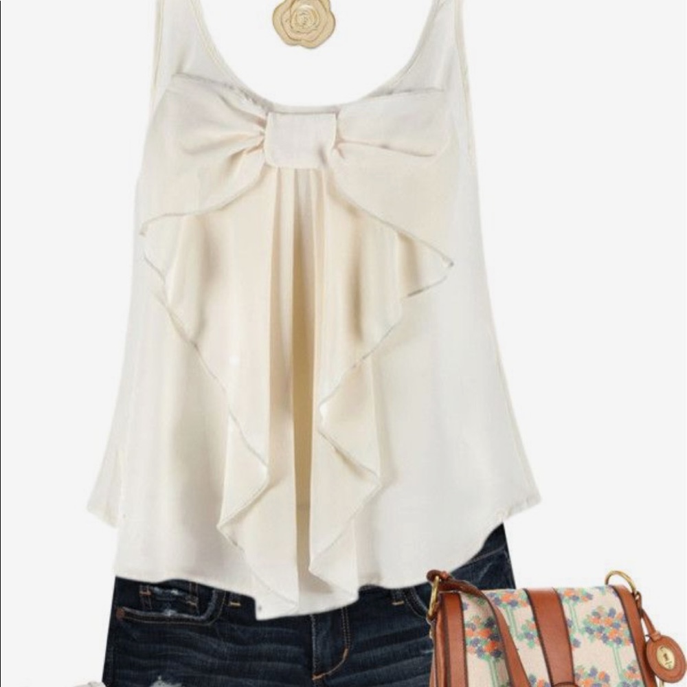 Sheer Bow Blouse